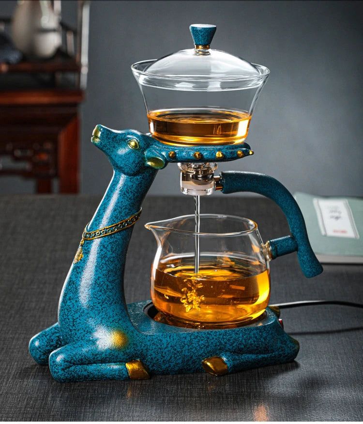 Fully Automatic Glass Kung  Teapot Preferred By Highend   Tea Enthusiasts