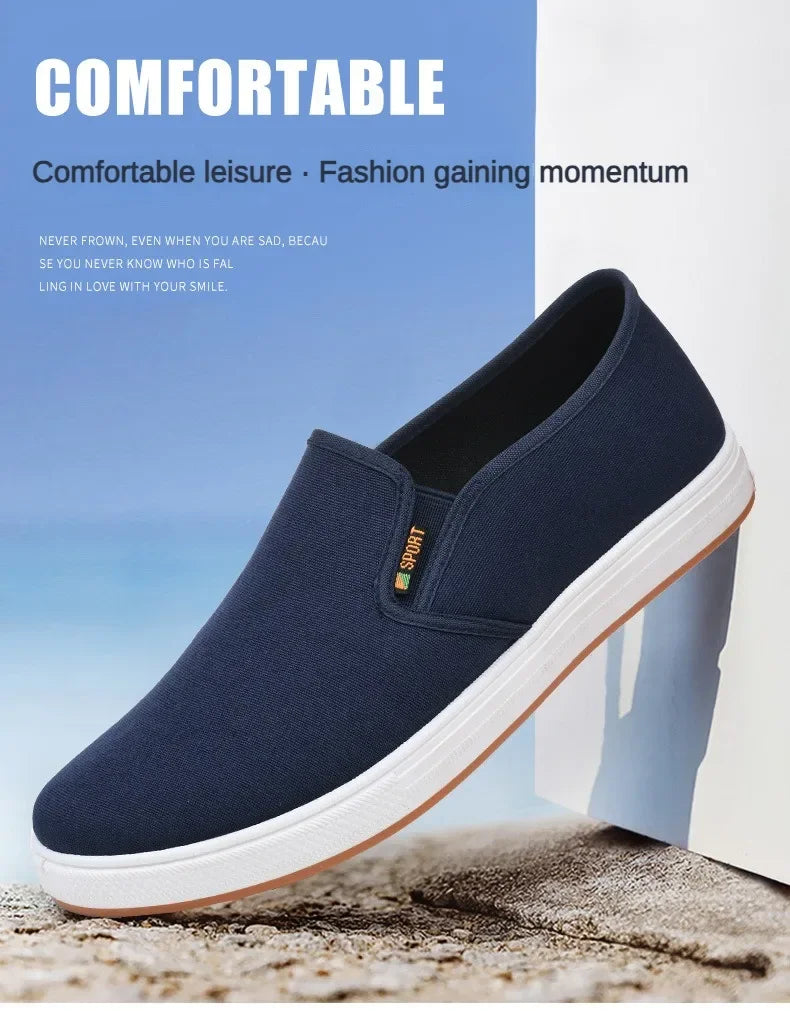 Zapatos Hombre men's canvas shoes, casual sports shoes, men's comfortable men's board shoes, new black sports shoes