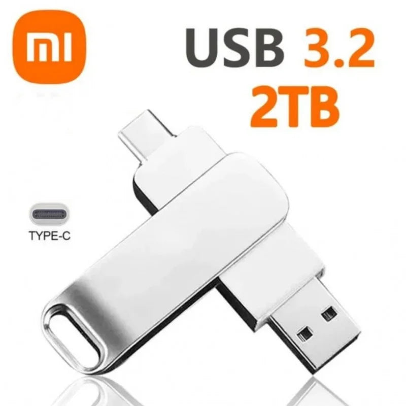 Xiaomi 16TB Flash Drive Usb 3.2 Super High Speed Metal Transfer U Disk Pen Drive Waterproof Type C Disk SSD USB Drive Disk WHEN YOU BUY ONE WE WILL OFFER YOU A FREE LAPTOP STAND GIFT ORDER NOW BEFORE THIS PROMOTION END