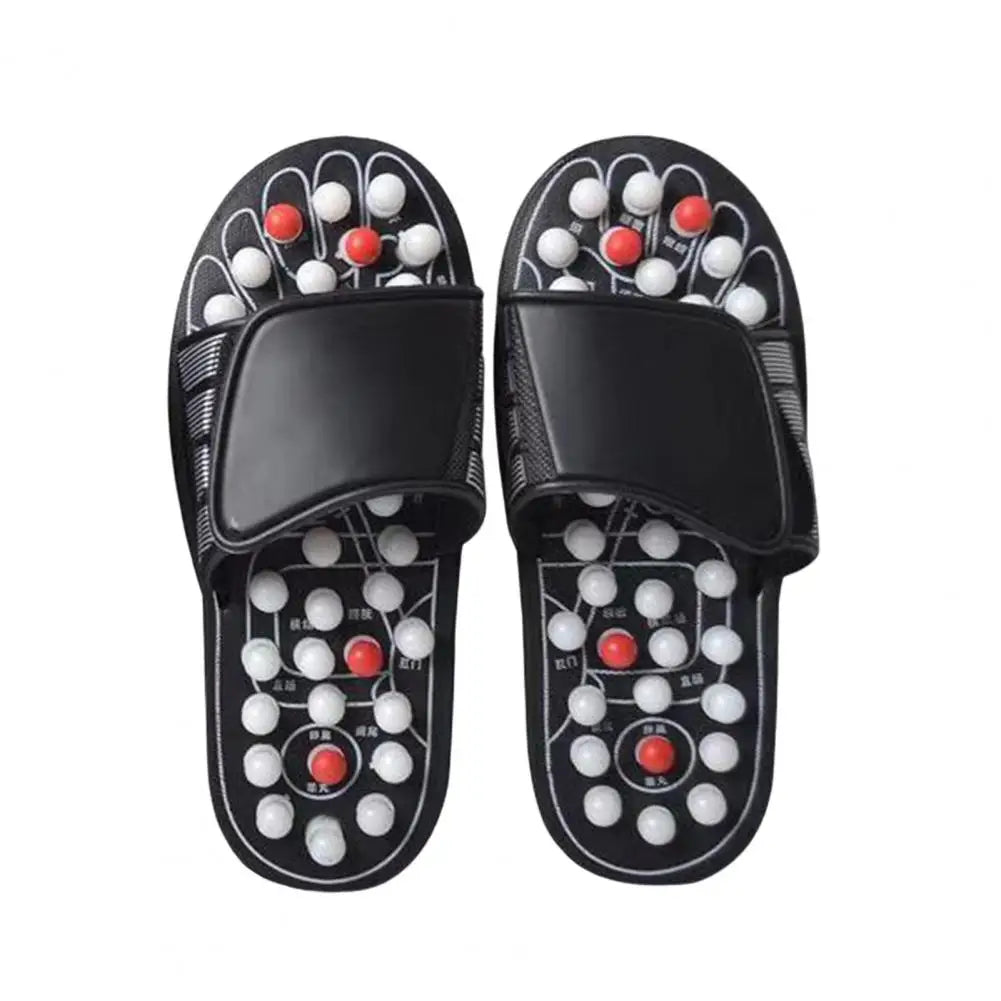 1 Pair Acupressure Massage Slippers Plantar Muscle Relaxation Foot Massager Home Acupuncture Sandals Slides Shoes