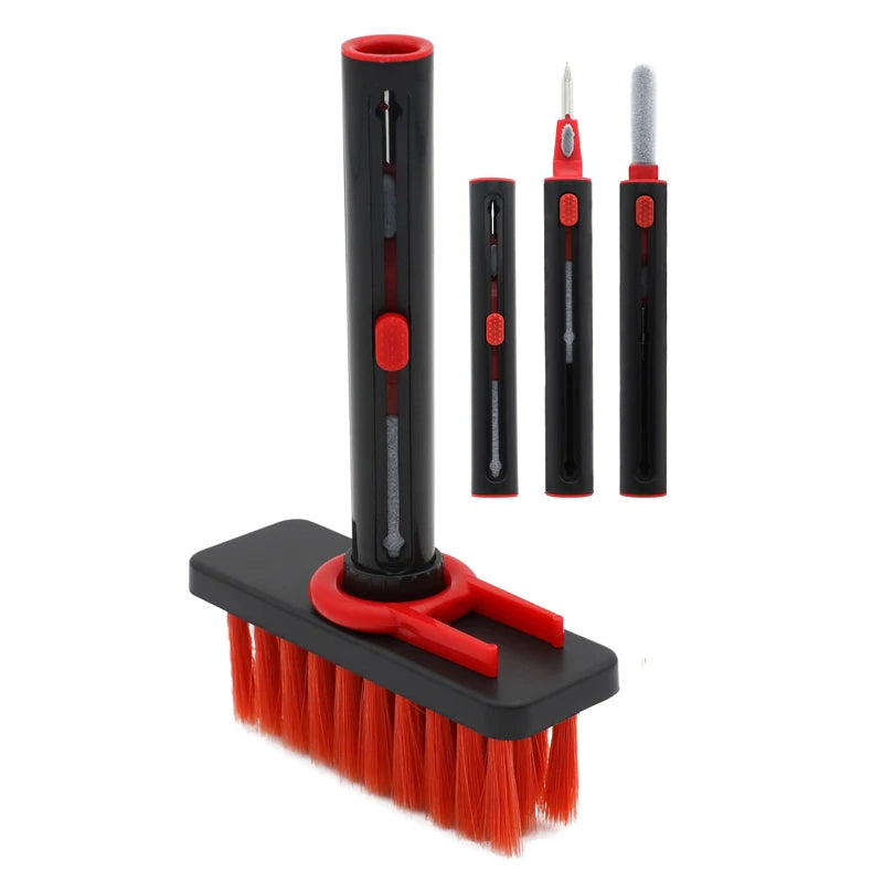 8 in 1 Keyboard Cleaning Brush Kit Phone Stand Earphone Cleaning Pen for Airpod 1 2 3 Cleaning Tool for Computer/MacBook/iPad