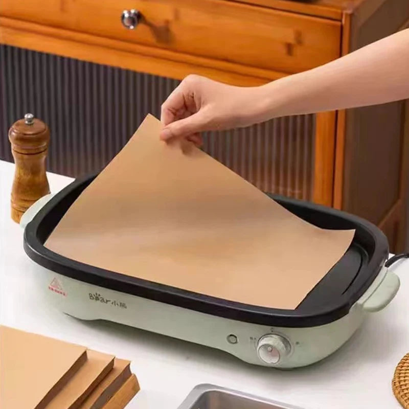 50/100/200PCS Baking Paper for Oven Air Fryer Baking Mat Non-stick Absorption Oil Paper Baking Grilling Cuttable Parchment Paper
