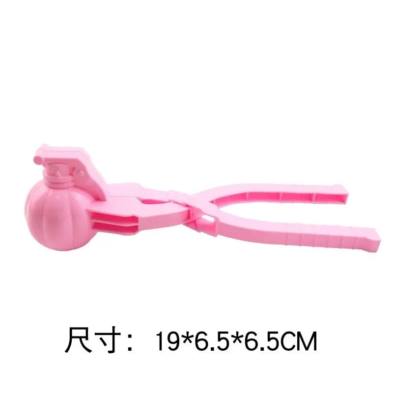 Cute Duck Shaped Snowball Maker Clip Children Outdoor Plastic Winter Snow Sand Mold Tool for Snowball Fight Outdoor Fun Sports