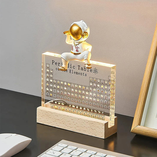 Exquisite Printing Acrylic Periodic Table Figurines Chemistry Chart Tool Physical Display Teaching Prop Creative Gift Desk Decor
