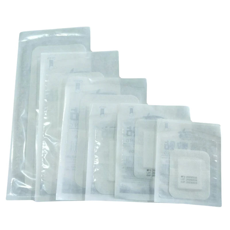 40Pcs Medical Wound Dressing Adhesive Trauma Postoperative Wound Hemostasis Patch Caesarean Section Large Size Band Aid Sticker