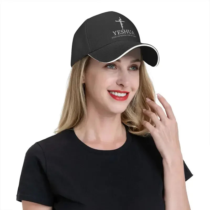 Custom Yeshua Jesus-Christ Baseball Cap Sun Protection Women and Men's Adjustable Holiness Faith Hat Autumn