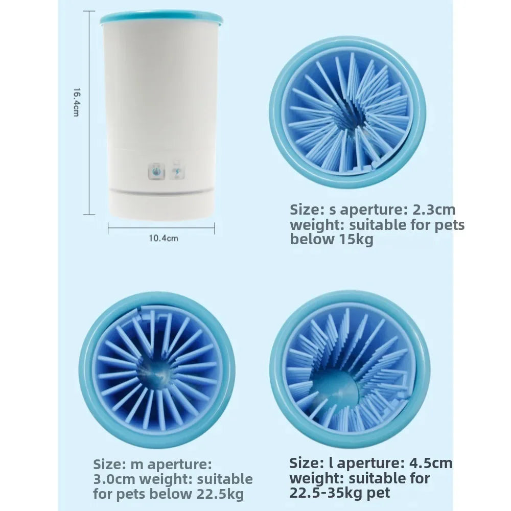 Pet Foot Cleaning Cup Quickly Wash Low Noise Dog Cat Washer Paw Cleaner 3.7V Automatic Electric Portable Pet Cleaner Accessories