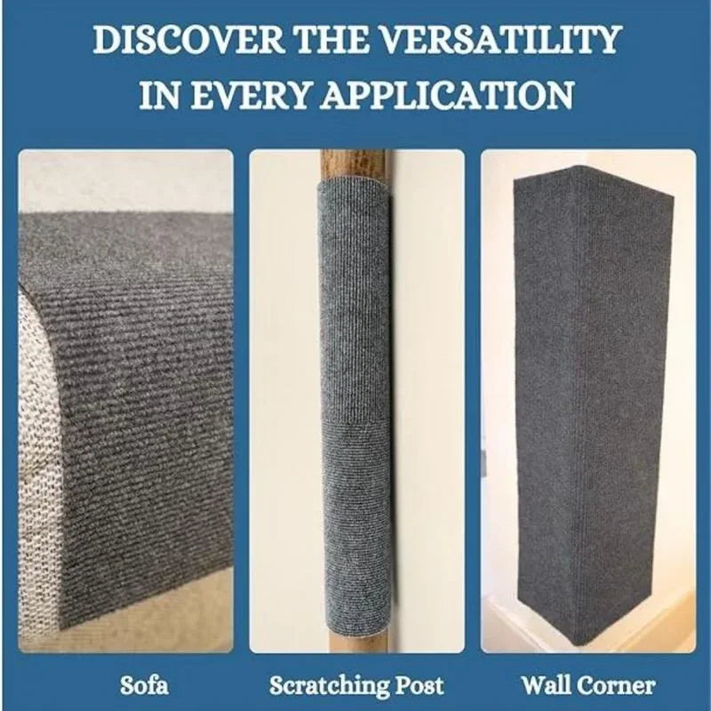 FREE SHIPPING NEW 2024 Scratching Mat Cat Protect Furniture Trimmable Self-adhesive Cat Climbing Blanket Wall Sofa Anti-Cat Scratch DIY Cat Scratch Pad