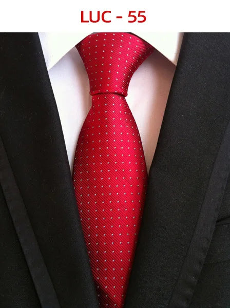 8cm Men's Tie Silk Plaids Floral Luxury Necktie Striped Ties For Men Business Formal Dresses Wedding Accessories Boy Tie