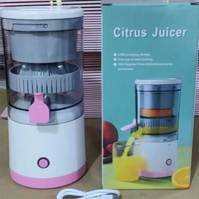 Household fully automatic juice separation slow juicer DC 7.4V portable charging rotating fruit and vegetable juicer