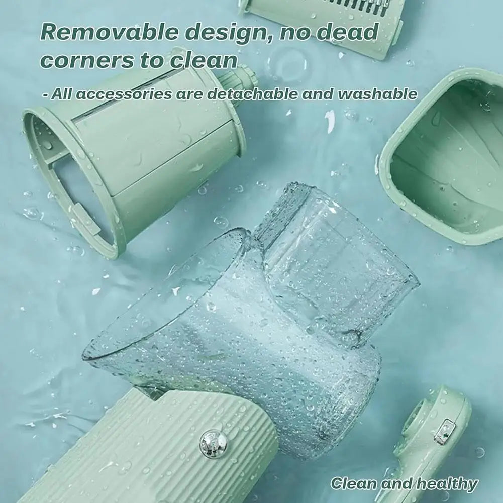 New 2025 5 In 1 Rotary Cheese Grater With Handle Manual Vegetable Graters Shredder Slicer Nuts Grinder With Strong Suction Base