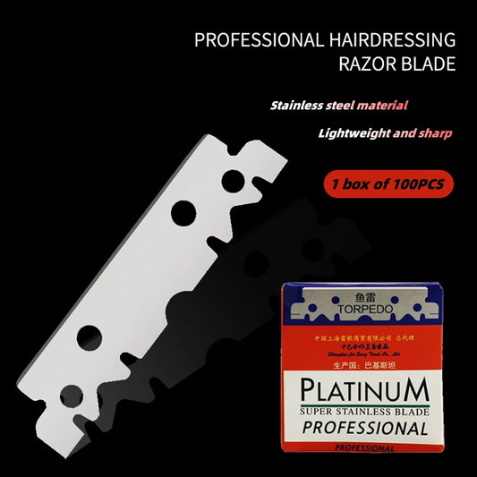 30/50/100PCS Single-sided Razor Blade Stainless Steel Razor Blades Men Shaving Shaver Manual Razor Blade Barber Shaving Tools