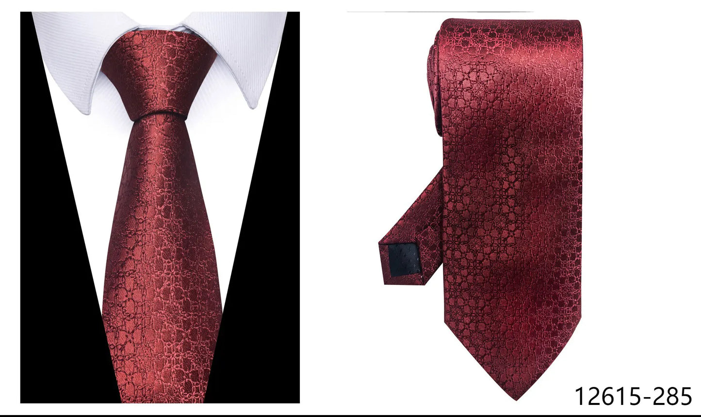 100% Silk Brand Tie Men High Grade Hot sale Woven Silk Gravatas Beige Suit Accessories Men Polka dot  Easter Day Necktie Cravate