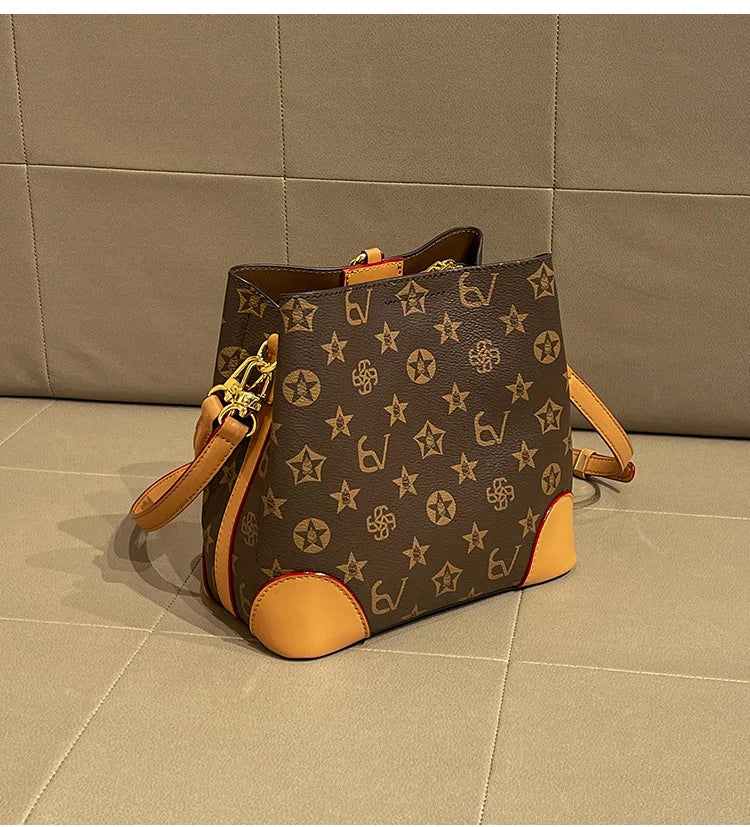 Light luxury brand handbag 2024-2025 new autumn and winter high-end fashion designer bucket bag, single shoulder crossbody bag FREE SHIPPING