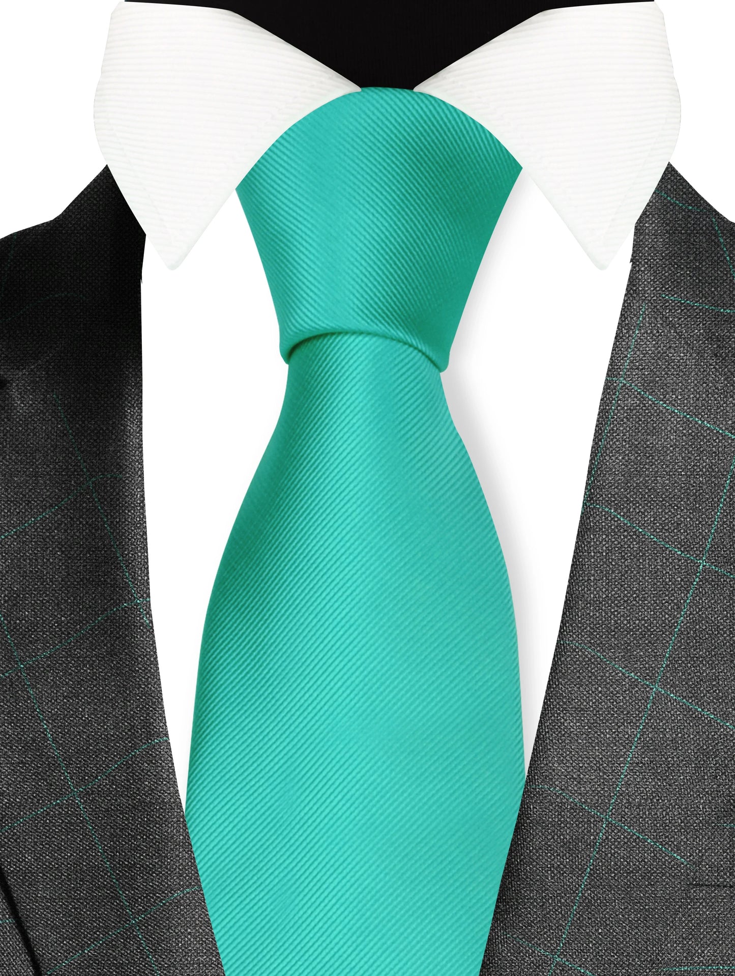 Ricnais New Arrival 2026 Classic Mens Tie Silk 8cm Formal Necktie Solid Gold Red Yellow Ties For Man Business Wedding Gift Party