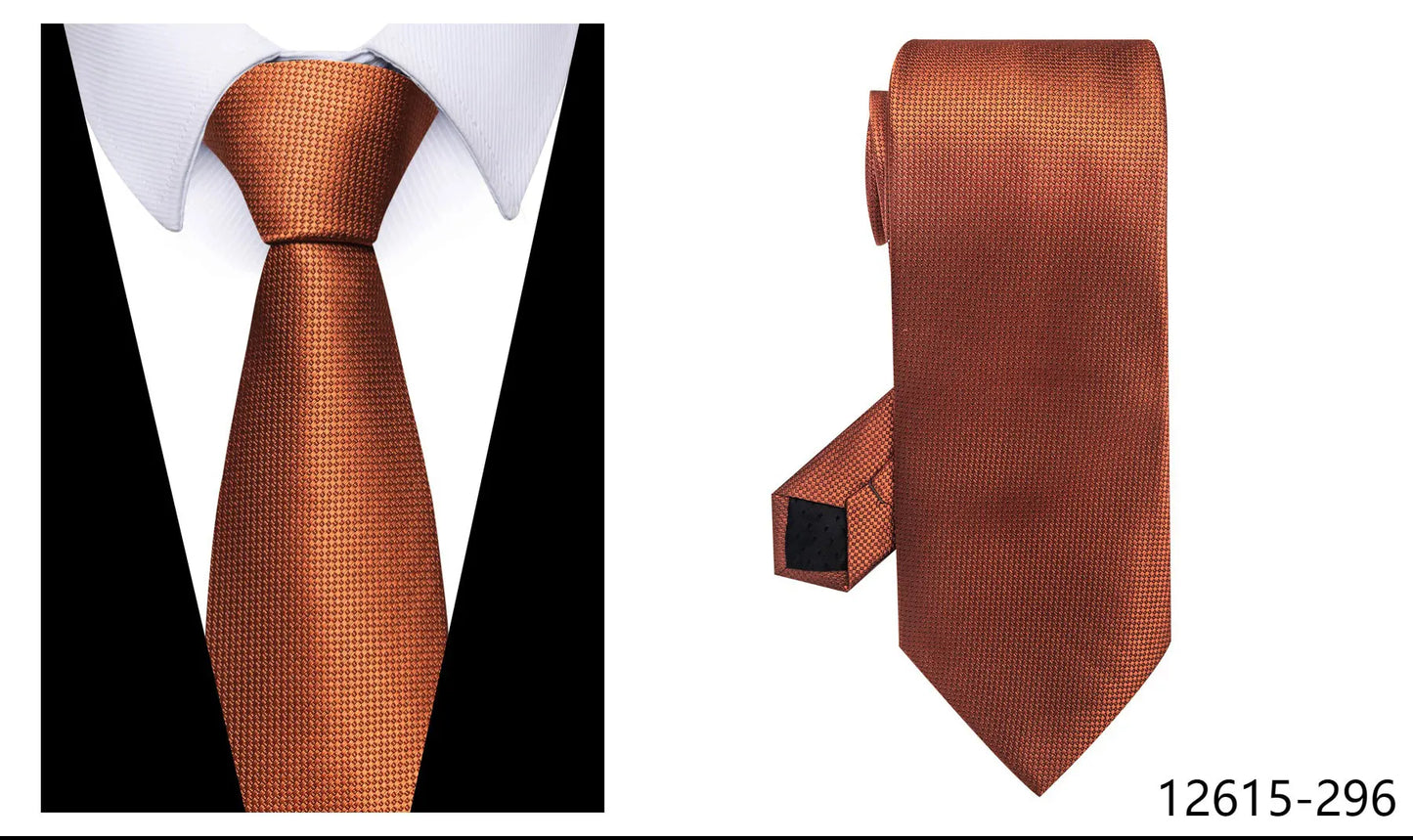 100% Silk Brand Tie Men High Grade Hot sale Woven Silk Gravatas Beige Suit Accessories Men Polka dot  Easter Day Necktie Cravate