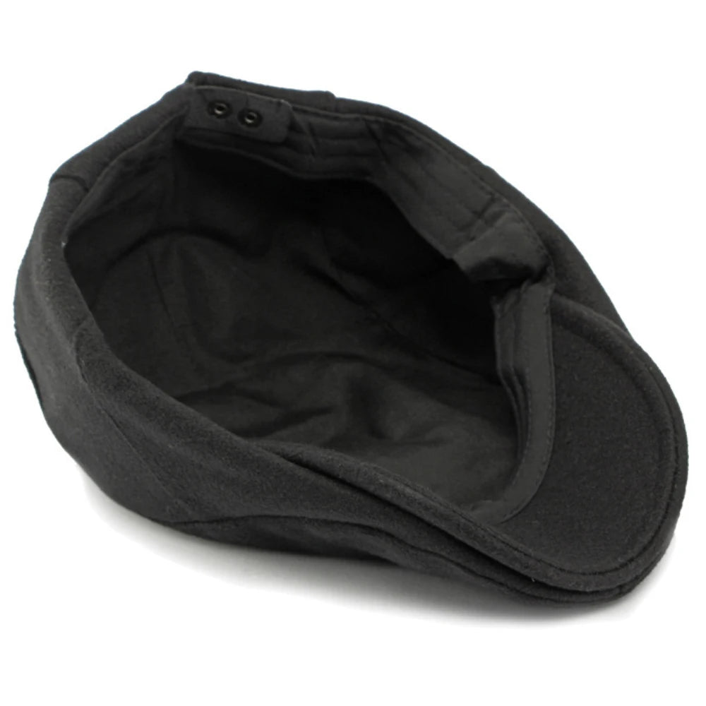 NEW 2025 Collections HT4292 Beret Cap Autumn Winter Cap Women Hat Solid Plain Artist Painter Beret Hat Adjustable   Flat Cap Men Wool Beret