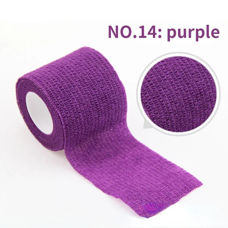 Elastic Bandage Sports Elastoplast Self Adhesive Tape Protect Wrist Palm Finger Arm Shoulder Knee Ankle Pets Leg Safety