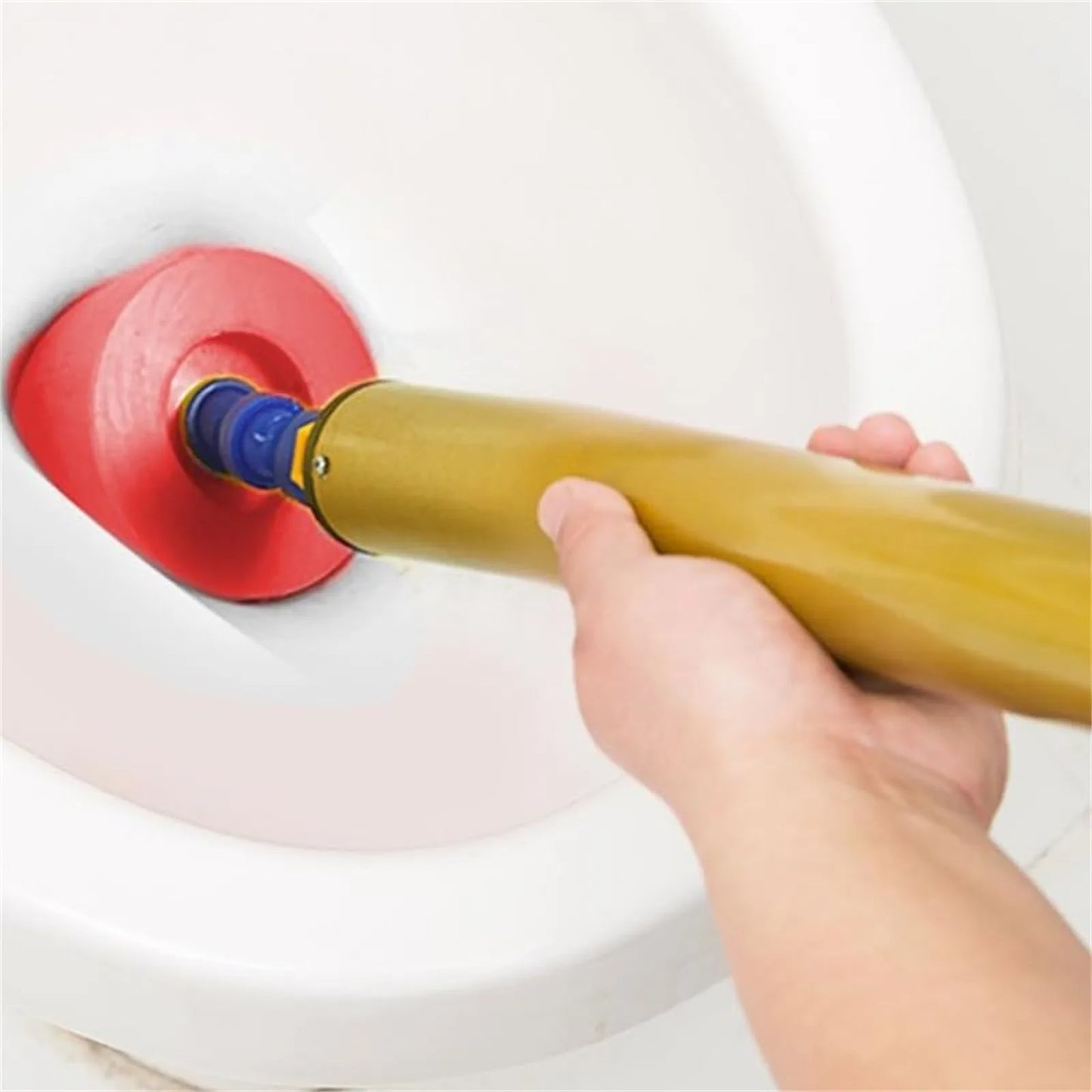High Pressure Toilet Unblock One Shot Toilet Pipe Plunger, Upgraded Toilet Plunger Kit High Pressure Clog Remover Plumbing Tool
