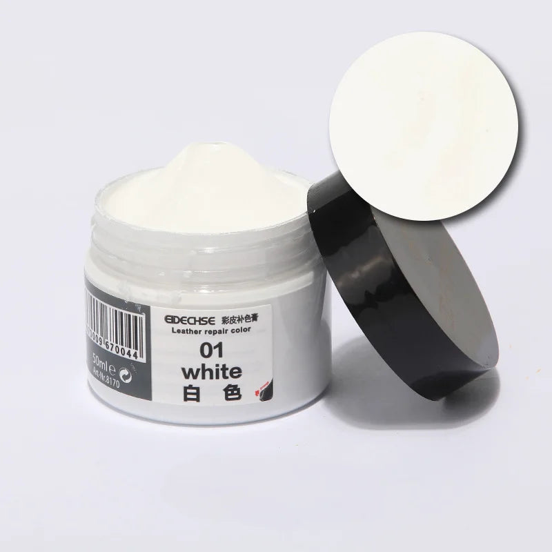 50ml Car Care Leather Skin Refurbish Repair Tool Auto Seat Sofa Coats Holes Scratch Cracks Restoration Cream Repair Paste