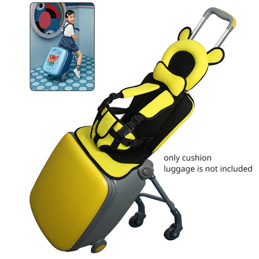 2024 Travel Suitcase Cushion Mat for Trolley Case Child Safety Guard for Rolling Luggage Portable Seat for Free Shipping Kid Luggage
