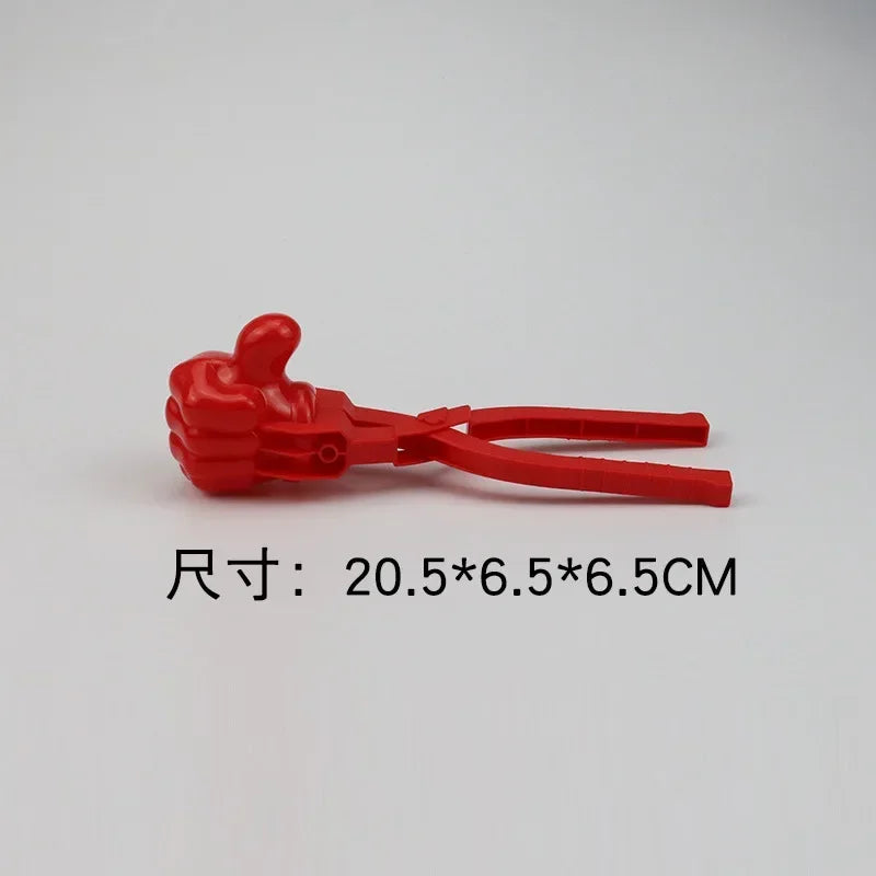 Cute Duck Shaped Snowball Maker Clip Children Outdoor Plastic Winter Snow Sand Mold Tool for Snowball Fight Outdoor Fun Sports