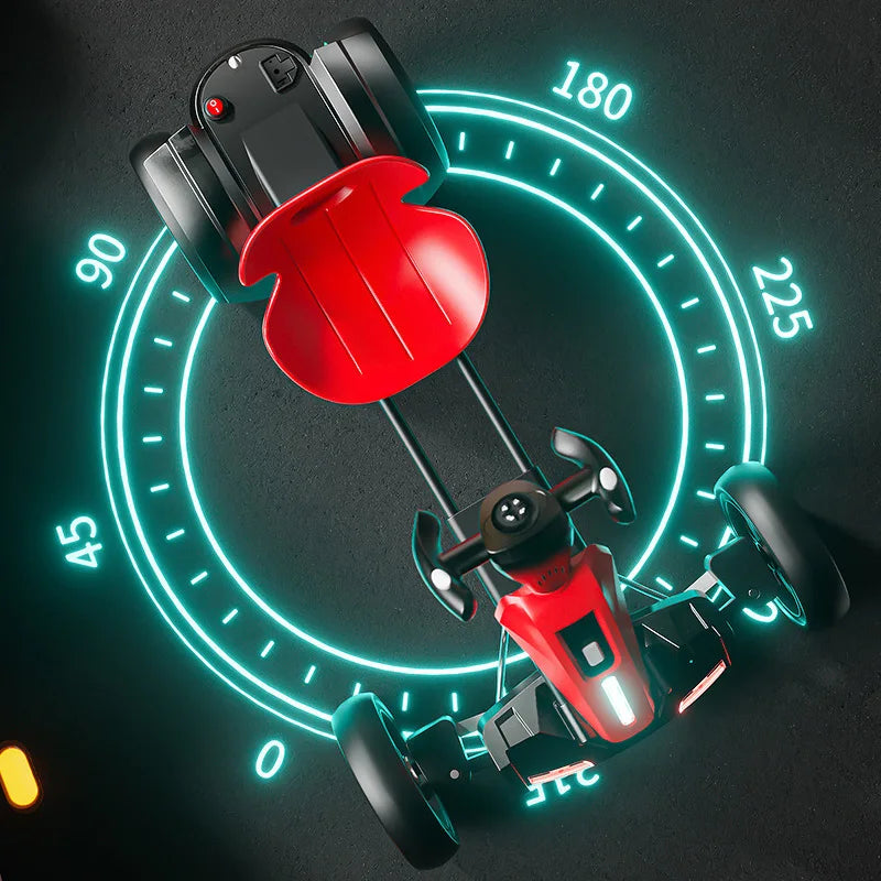 New Electric Racing Go Kart Foldable Design with Remote Control & Music, No installation required