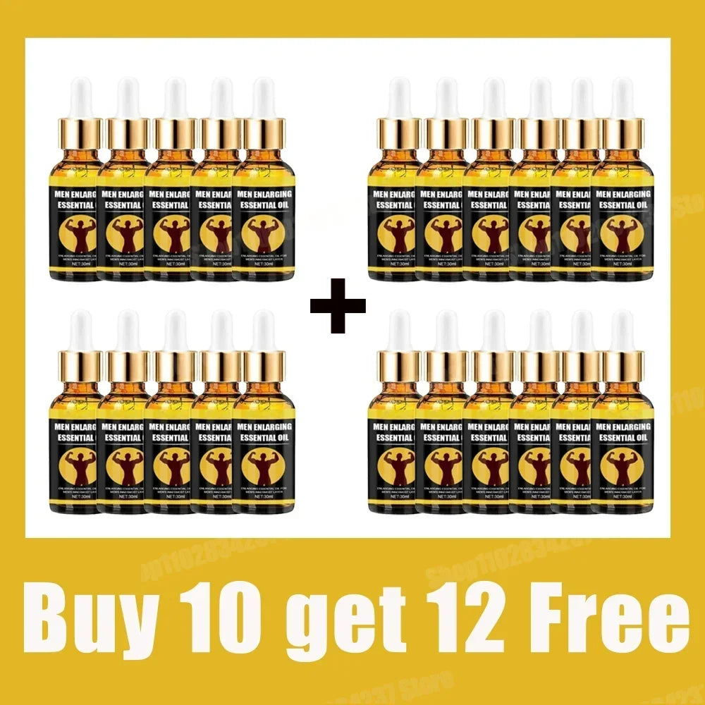 Men's enlargement massage oil lasts longer, size is larger, growth extension oil XXXL long-lasting enhancement of sex vitality