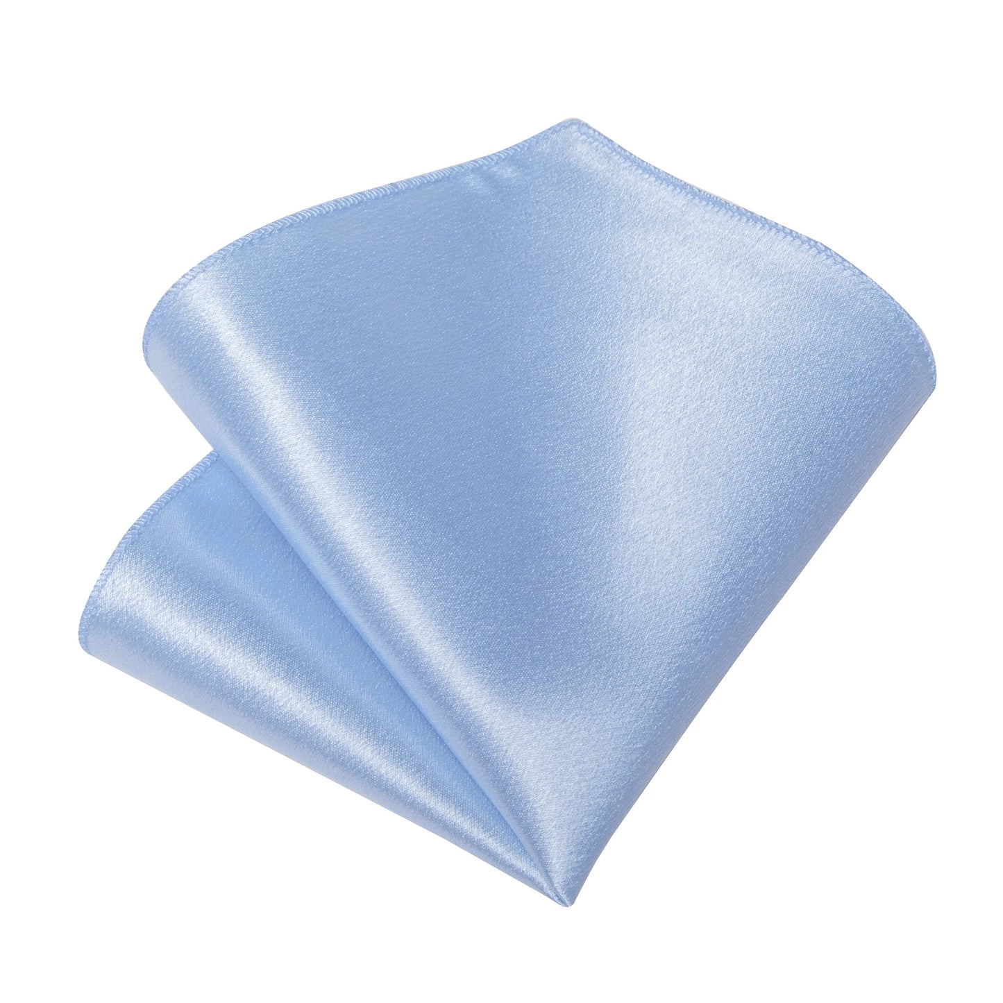 4Pcs Solid Green Brown Black Blue Red Satin 8cm Men Tie Set Handkerchief Cufflinks Wedding Party Accessories Gift for Husband