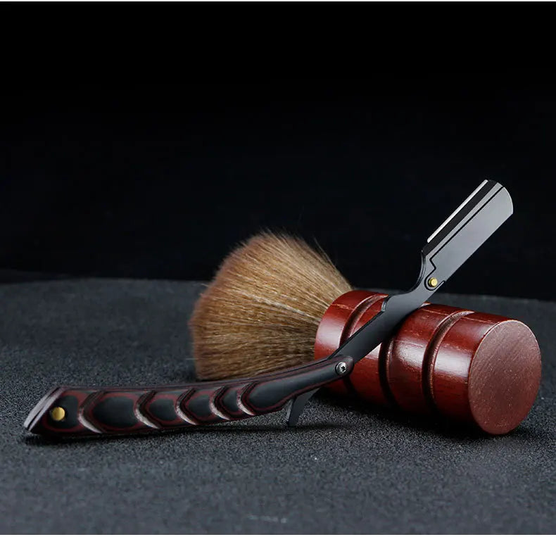 Men‘s’ Professional Barber Razor Manual Shaver Straight Edge Stainless Steel Shaver Folding Shaving Shave With Blade