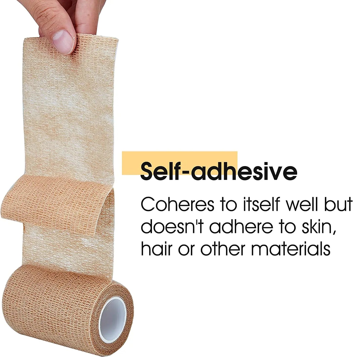 Elastic Bandage Sports Elastoplast Self Adhesive Tape Protect Wrist Palm Finger Arm Shoulder Knee Ankle Pets Leg Safety