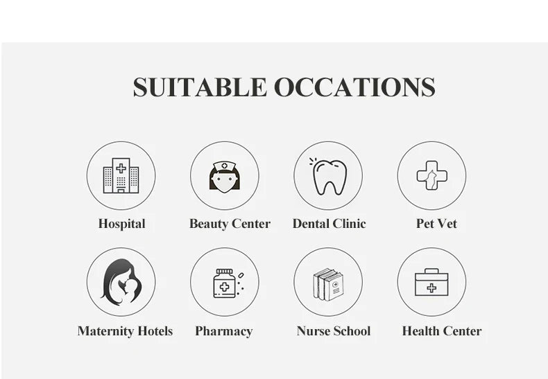 NEW 2024  White Lab Coat for Women Men Students Chemistry Healthcare Professionals Nurse Long Sleeves Doctor Work Robe XK002