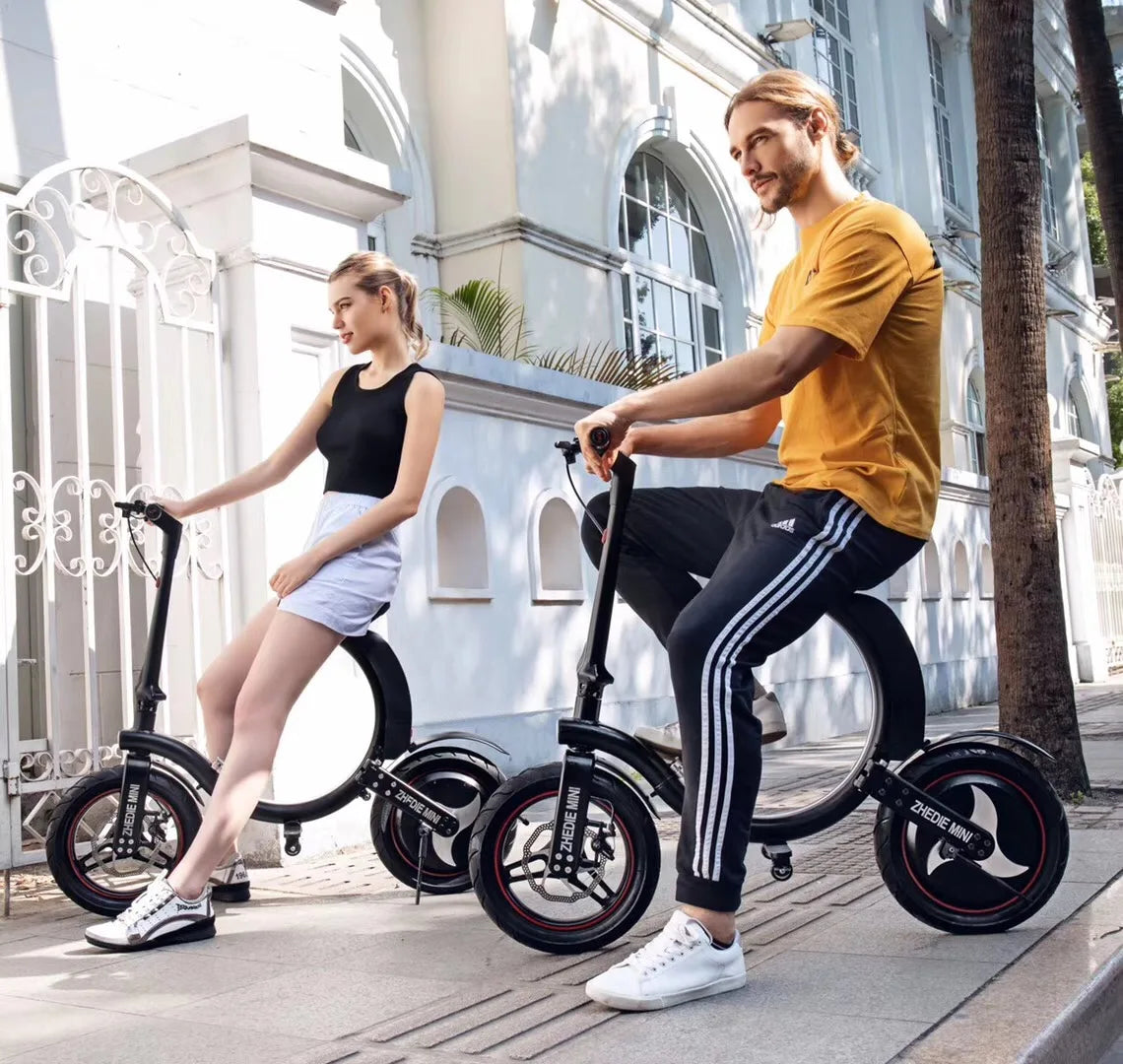 New 2025 Moped Folding Intelligent Mini Adults Electric Bike Lithium-ion Batteries Light and Convenient Electric Scooter