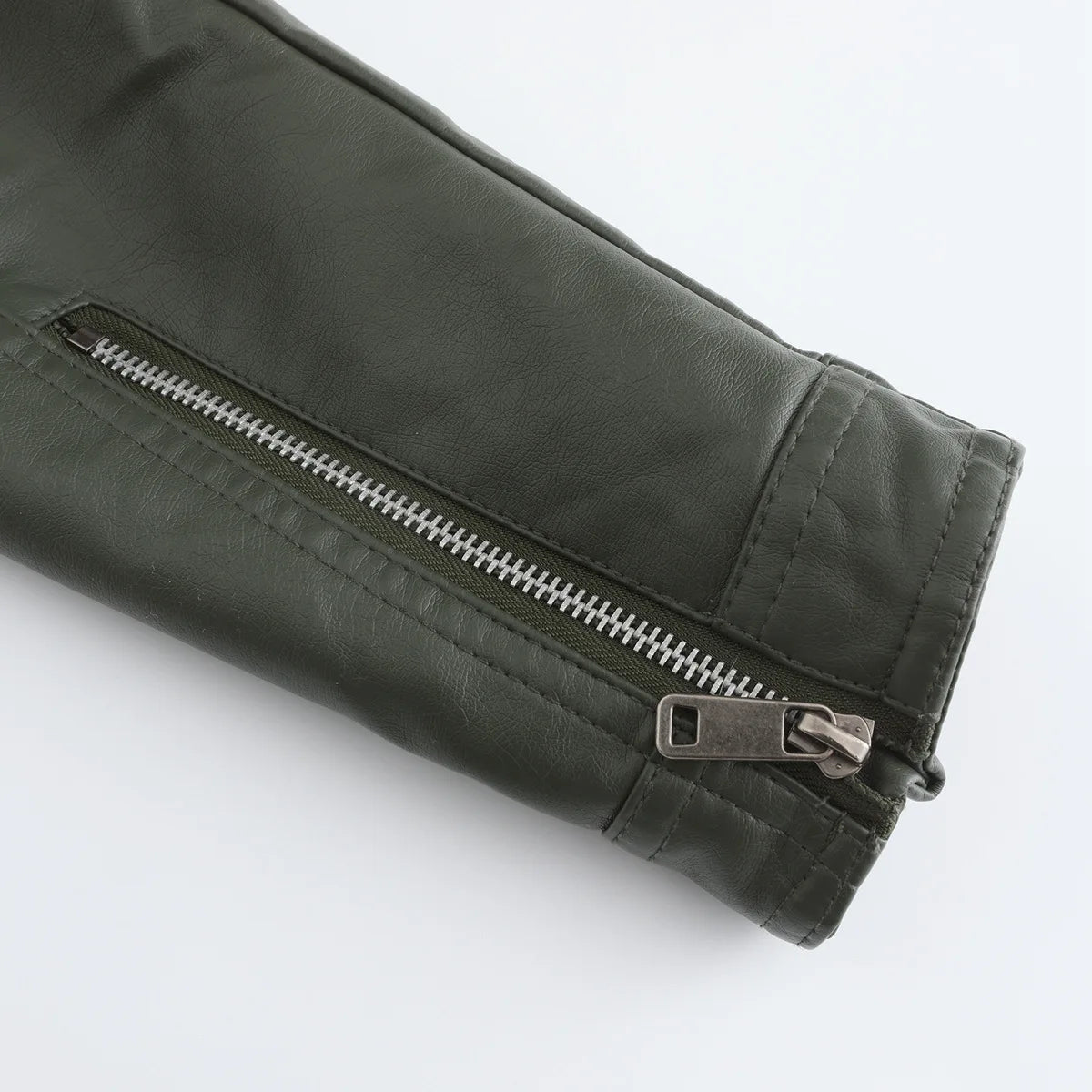 Faux Leather Jackets for Women 2024 Autumn Moto Biker Zipper Jacket Spring Motorcycle Coat Army Green Brown Red Jaqueta Feminina