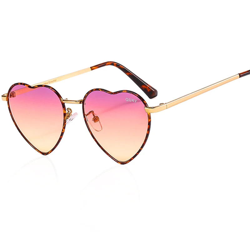 2024 Heartbreaker Sunglasses Women Quay Brand Designer Fashion Sexy  Sun Glasses for Women Retro Sweet Ladies Eyewear Female UV400