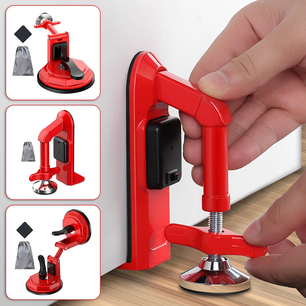 Portable Alarm Door Stopper Battery Powered Door Lock Brace With Penetrating Alarm For Women Security Protection Door Stops