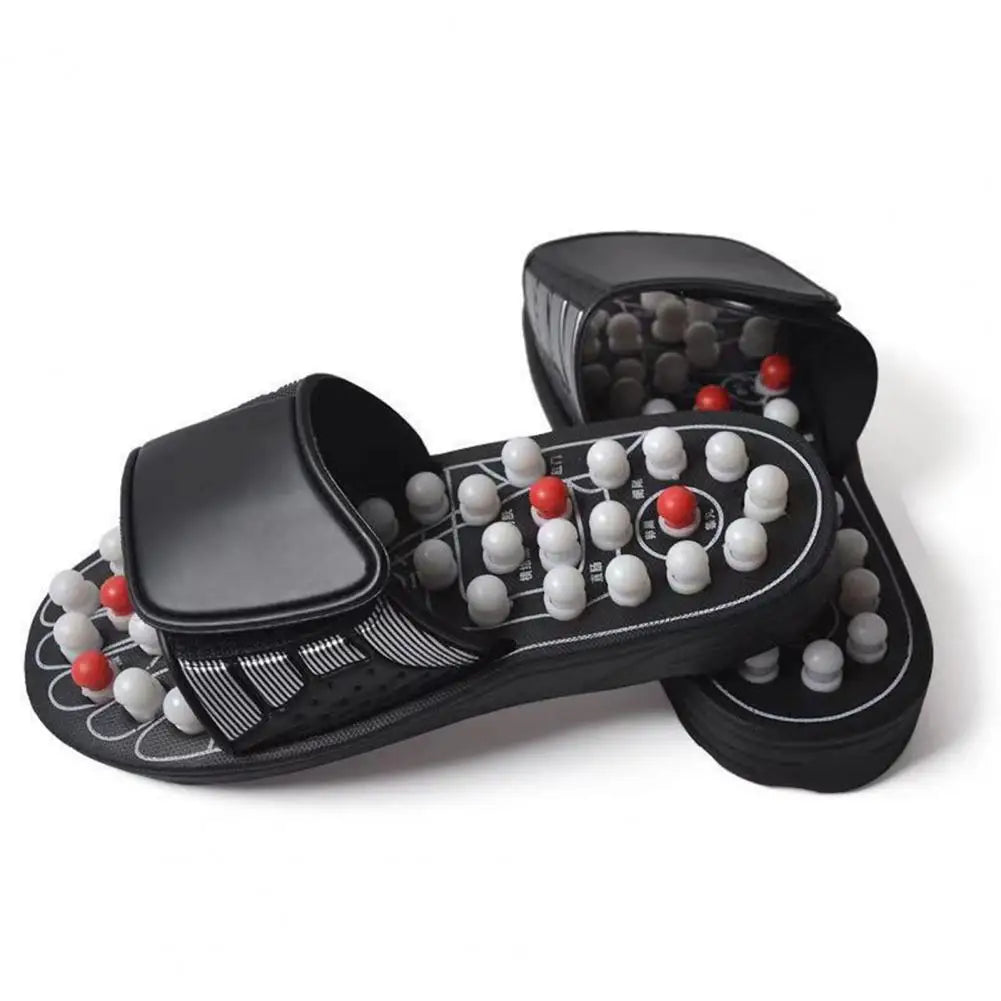 1 Pair Acupressure Massage Slippers Plantar Muscle Relaxation Foot Massager Home Acupuncture Sandals Slides Shoes