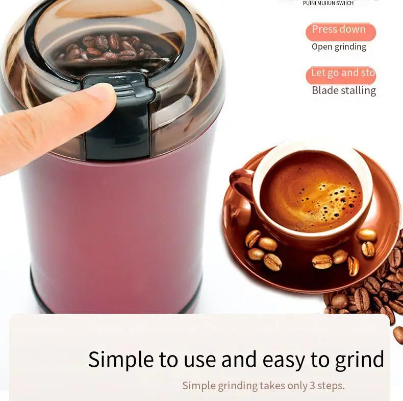 Mini Portable Electric Grinder Food Bean Research Seasoning Multifunctional Coffee Bean Grinding Home Grinder Kitchen Tools