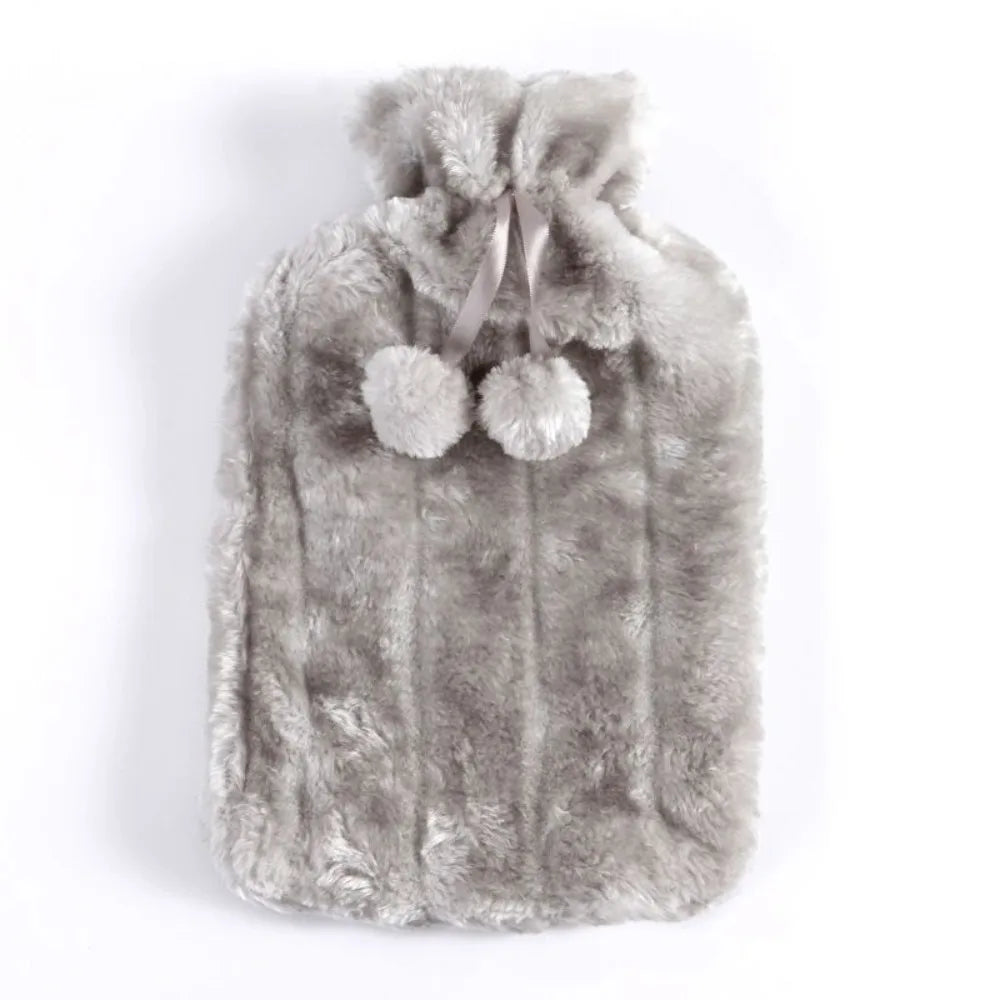 Removable Hot Water Bottle Cover Explosion Proof Leak-proof Plush Covering Portable and Reusable Cold-proof Hand Feet Warmer