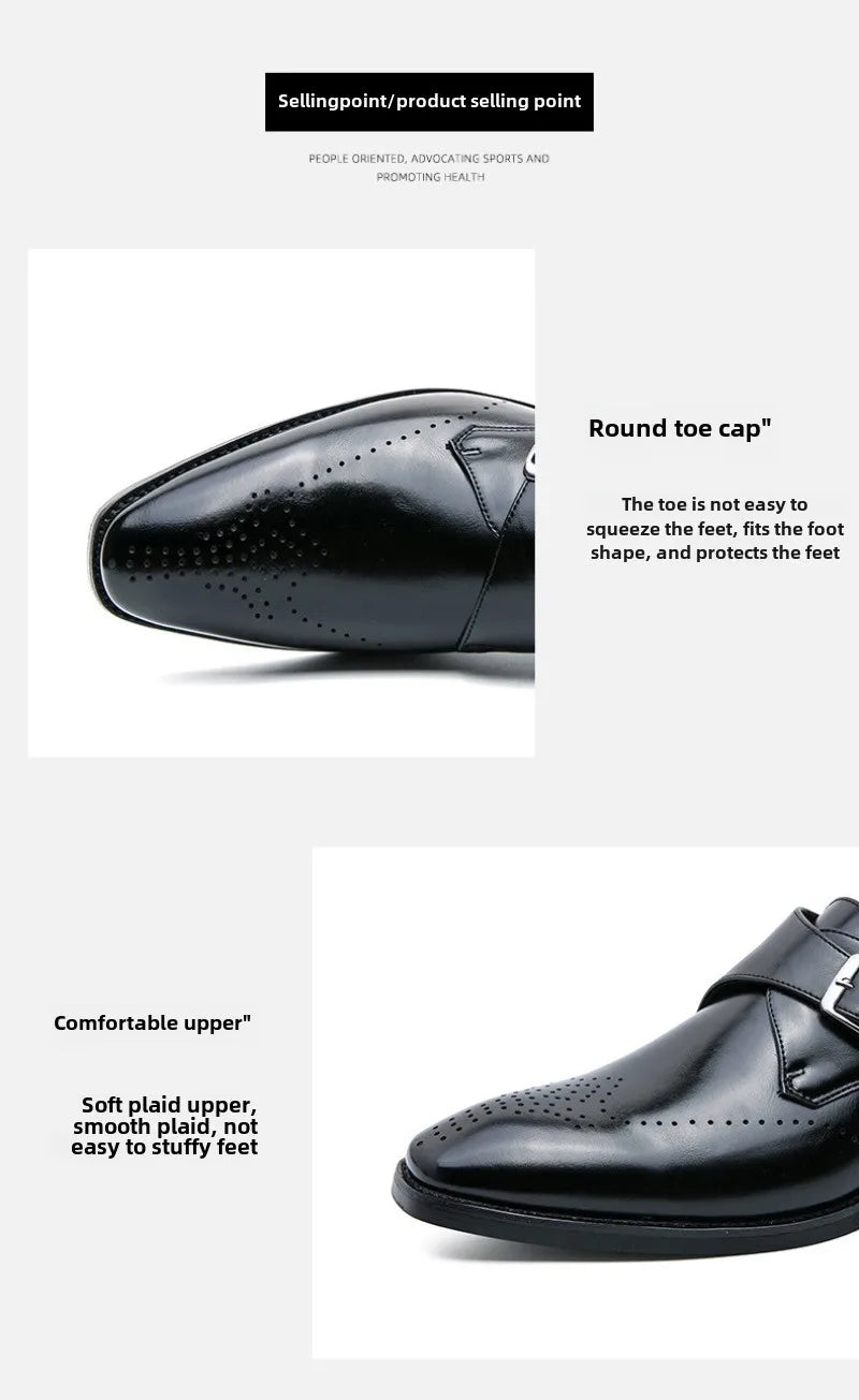 Designer Men's Shoes Classic Business Office Dress Shoe High Quality Casual Leather Shoes for Men Luxury Wedding Shoes Loafers