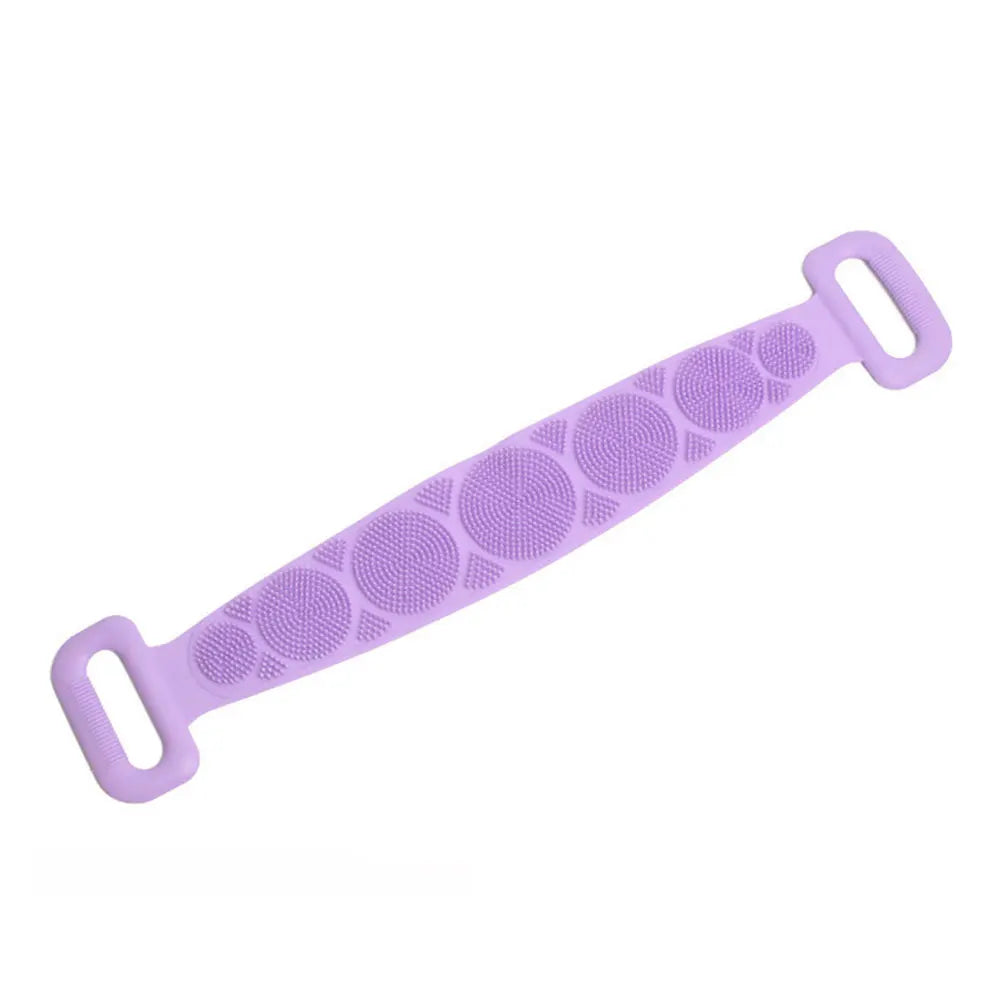 Silicone Body Scrubber Back Massage Exfoliating Sponge Bathroom Bath Brush Scrub Shower Brush Body Wash Scrub Removal Bath Tool