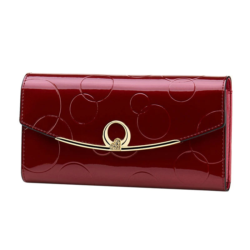 2024 Fashion Womens Wallets Carteras Para Mujer Long Purse for Women with Cell Phone Pocket Luxury Designer Leather Wallet RFID Protect