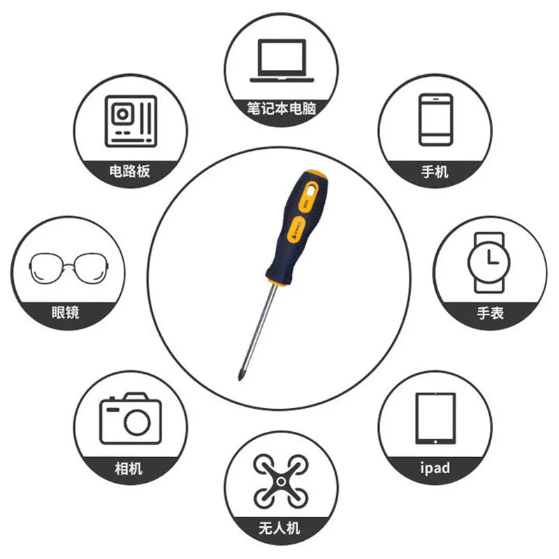 3*150-6*150mm PH0 PH1 PH2 Phillips Screwdriver 3MM 5MM 6MM Slotted Screw Driver Multifunctional Magnetic Cross Bolt Driver Tools