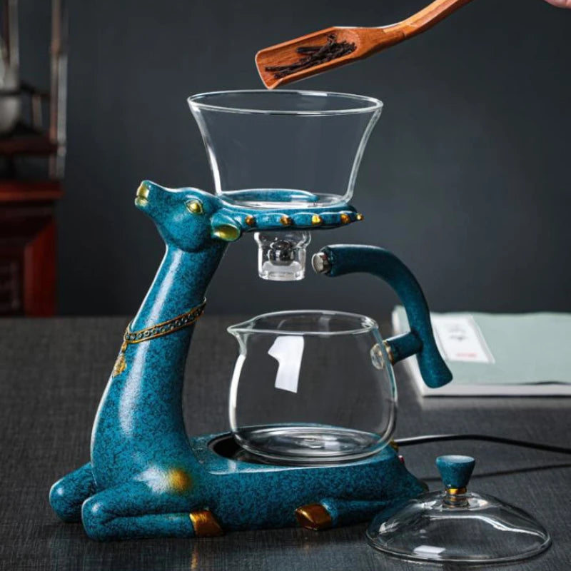 Fully Automatic Glass Kung  Teapot Preferred By Highend   Tea Enthusiasts