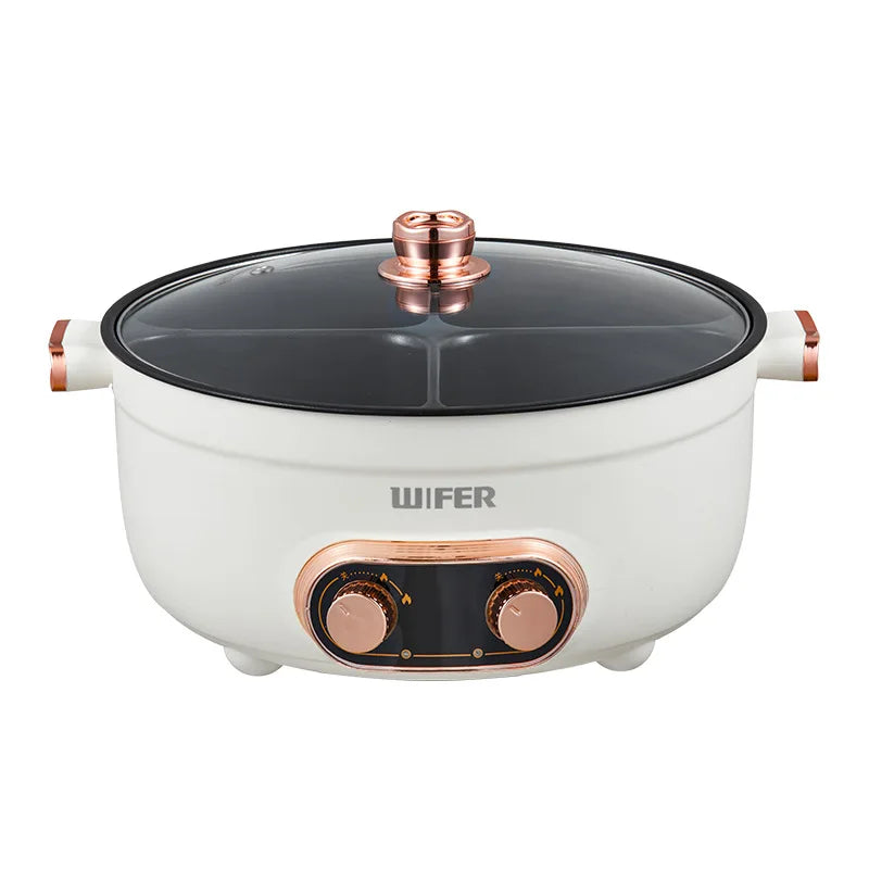 220V/Home split control electric hot pot Yuanyang multi-functional four-palace grid since hi lazy pot