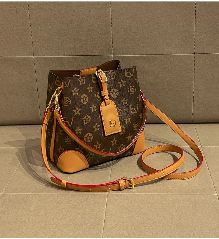 Light luxury brand handbag 2024-2025 new autumn and winter high-end fashion designer bucket bag, single shoulder crossbody bag FREE SHIPPING