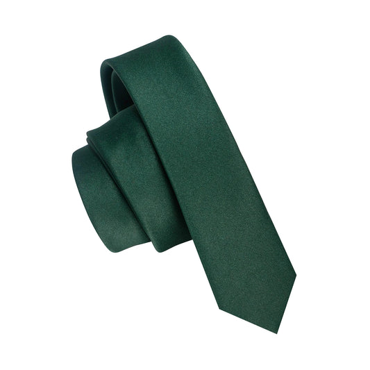 JEMYGINS New 2026 Design Green Casual Tie 4cm Solid Color Slim Fit neckTie Handmade Fashion Men's Ties For Wedding Party Gift