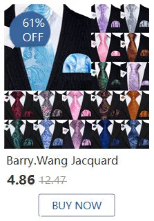 Fashion Silk Men Tie Green Teal Blue Solid Paisley Striped Plaid Floral Animal Necktie Handkerchief Cufflinks Set Barry. For Wedding