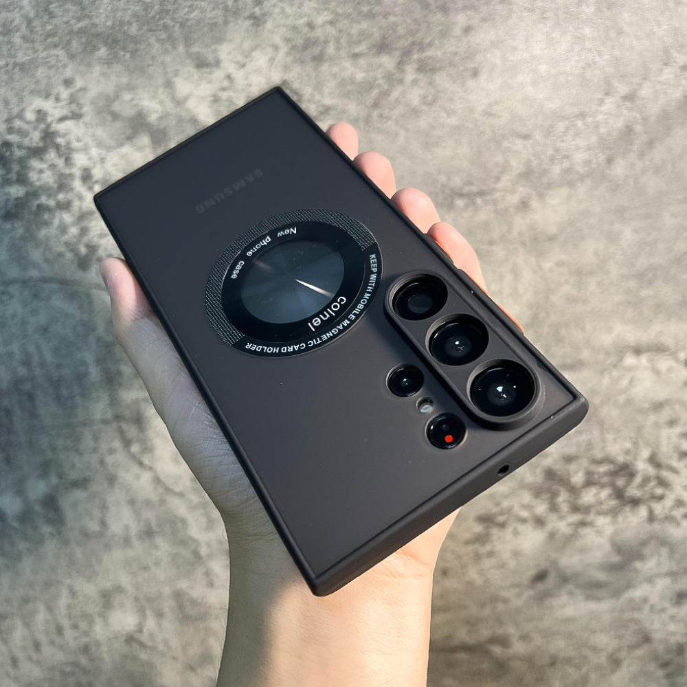 Luxury Shockproof Matte Transparent For Magsafe Case For Samsung Galaxy S23 S22 Ultra Plus S23Ultra Wireless Charging Back Cover