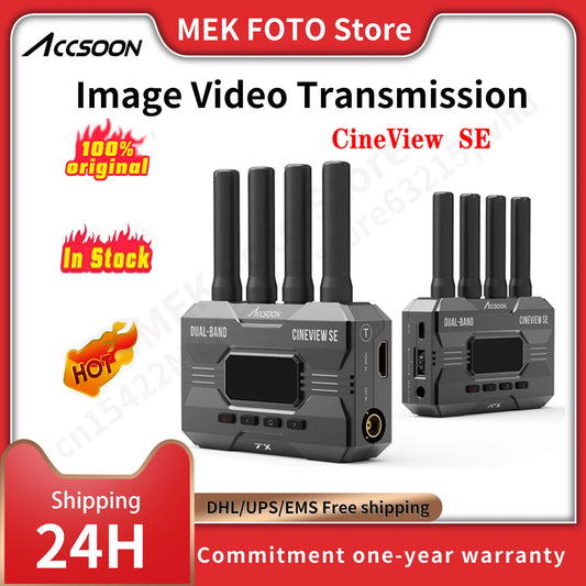 ACCSOON CineEye 2/2S CineView HE/SE/QUAD Image Video Transmission System SDI HDMI-Compatible 1200ft Image Video Transmission